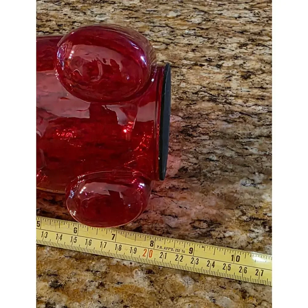 Glass Gummy Bear 8" Red figurine decor - Picture 5 of 5